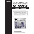 ROLAND M-100FX Owners Manual ROLAND M-100FX Owners Manual