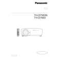 PANASONIC TH-D7500N Owners Manual PANASONIC TH-D7500N Owners Manual