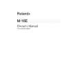 ROLAND M16E Owners Manual ROLAND M16E Owners Manual