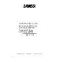 ZANUSSI ZFD19/4 Owners Manual ZANUSSI ZFD19/4 Owners Manual