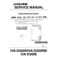 ALPINE IVA-D300E Service Manual ALPINE IVA-D300E Service Manual