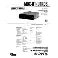 SONY MDX-U1 Service Manual SONY MDX-U1 Service Manual