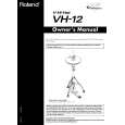 ROLAND VH-12 Owners Manual ROLAND VH-12 Owners Manual