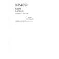 CANON NP4050 Parts Catalog CANON NP4050 Parts Catalog
