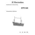 ELECTROLUX EFPC640/S Owners Manual ELECTROLUX EFPC640/S Owners Manual