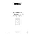 ZANUSSI F1201V Owners Manual ZANUSSI F1201V Owners Manual