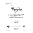WHIRLPOOL SF3000EPW0 Parts Catalog WHIRLPOOL SF3000EPW0 Parts Catalog