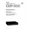 SONY CDPM20 Owners Manual SONY CDPM20 Owners Manual