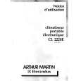 ARTHUR MARTIN ELECTROLUX CL2220E Owners Manual ARTHUR MARTIN ELECTROLUX CL2220E Owners Manual