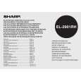 SHARP EL2901RH Owners Manual SHARP EL2901RH Owners Manual
