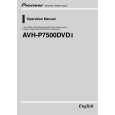 PIONEER AVH-P7500DVD-2/EW Owners Manual PIONEER AVH-P7500DVD-2/EW Owners Manual