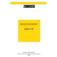 ZANUSSI ZBM150X Owners Manual ZANUSSI ZBM150X Owners Manual