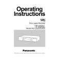 PANASONIC AGTL350 Owners Manual PANASONIC AGTL350 Owners Manual