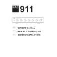 NAD 911 Owners Manual NAD 911 Owners Manual