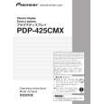 PIONEER PDP-425CMX/LUC5 Owners Manual PIONEER PDP-425CMX/LUC5 Owners Manual