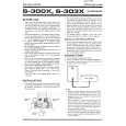 PIONEER S300X Owners Manual PIONEER S300X Owners Manual