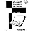 CASIO SF4900ER Owners Manual CASIO SF4900ER Owners Manual