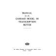 GARRARD 301 Owners Manual GARRARD 301 Owners Manual