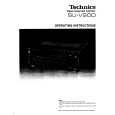 TECHNICS SUV90D Owners Manual TECHNICS SUV90D Owners Manual