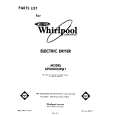WHIRLPOOL LE9800XMW1 Parts Catalog WHIRLPOOL LE9800XMW1 Parts Catalog