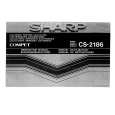 SHARP CS-2186 Owners Manual SHARP CS-2186 Owners Manual
