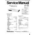 TECHNICS STG3 Service Manual TECHNICS STG3 Service Manual
