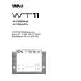 YAMAHA WT11 Owners Manual YAMAHA WT11 Owners Manual