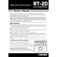 ROLAND RT-20 Owners Manual ROLAND RT-20 Owners Manual