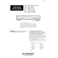 PIONEER F202 Owners Manual PIONEER F202 Owners Manual