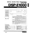 YAMAHA DSPE1000 Service Manual YAMAHA DSPE1000 Service Manual