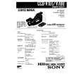 SONY CCDV700 Service Manual SONY CCDV700 Service Manual