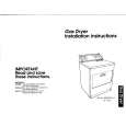 WHIRLPOOL LGT6638AN0 Installation Manual WHIRLPOOL LGT6638AN0 Installation Manual