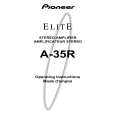 PIONEER A-35R/KUXJ/CA Owners Manual PIONEER A-35R/KUXJ/CA Owners Manual