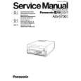 PANASONIC AG5700B Service Manual PANASONIC AG5700B Service Manual