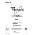 WHIRLPOOL MW8400XS2 Parts Catalog WHIRLPOOL MW8400XS2 Parts Catalog