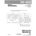 SONY CDX6020 Service Manual SONY CDX6020 Service Manual