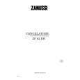 ZANUSSI ZF82BH Owners Manual ZANUSSI ZF82BH Owners Manual