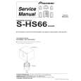 PIONEER S-HS66/XCN/E Service Manual PIONEER S-HS66/XCN/E Service Manual