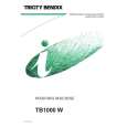 AEG TB1000W Owners Manual AEG TB1000W Owners Manual