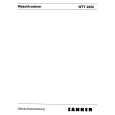 ZANKER WTT2250 Owners Manual ZANKER WTT2250 Owners Manual