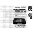 PIONEER GM62 Owners Manual PIONEER GM62 Owners Manual