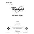 WHIRLPOOL AC1352XT0 Parts Catalog WHIRLPOOL AC1352XT0 Parts Catalog