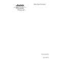 JUNO-ELECTROLUX JSL36012 Owners Manual JUNO-ELECTROLUX JSL36012 Owners Manual