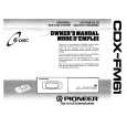 PIONEER CDX-FM61 Owners Manual PIONEER CDX-FM61 Owners Manual