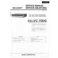 SHARP VC700G Service Manual SHARP VC700G Service Manual