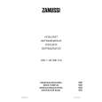 ZANUSSI ZRX7JB Owners Manual ZANUSSI ZRX7JB Owners Manual