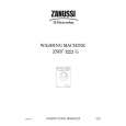 ZANUSSI ZWF1221G Owners Manual ZANUSSI ZWF1221G Owners Manual