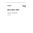 ROLAND EM-30 Owners Manual ROLAND EM-30 Owners Manual