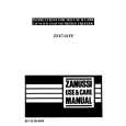 ZANUSSI ZF67/41FF Owners Manual ZANUSSI ZF67/41FF Owners Manual