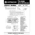 HITACHI D5500 Service Manual HITACHI D5500 Service Manual